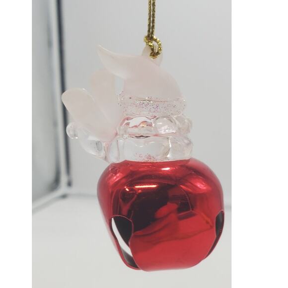 Santa Jingle Bell Christmas Ornament by Cannon, PRE-OWNE, EUC - Picture 3 of 5